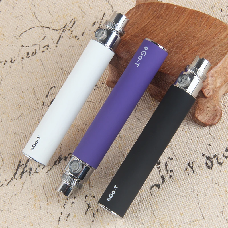 colorful Chargable ego battery 650mah 900mah 1100mah electronic cigarette battery e cigarette battery ego t battery 2pcs/lot