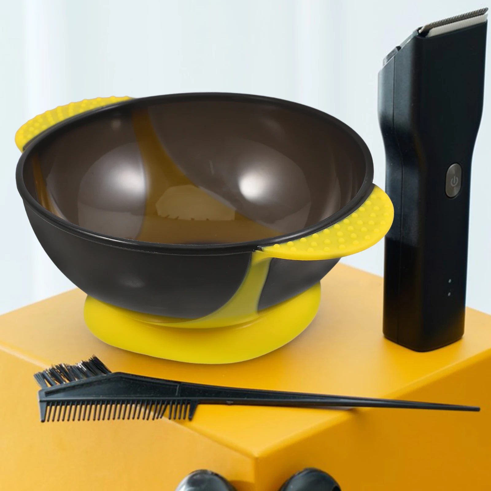 

Hair Coloring Baked Oil Bowl Hair Dye Bowl for Dyeing Color Mixing Tint DIY Tools Salon Use Reusable Plastic Washable