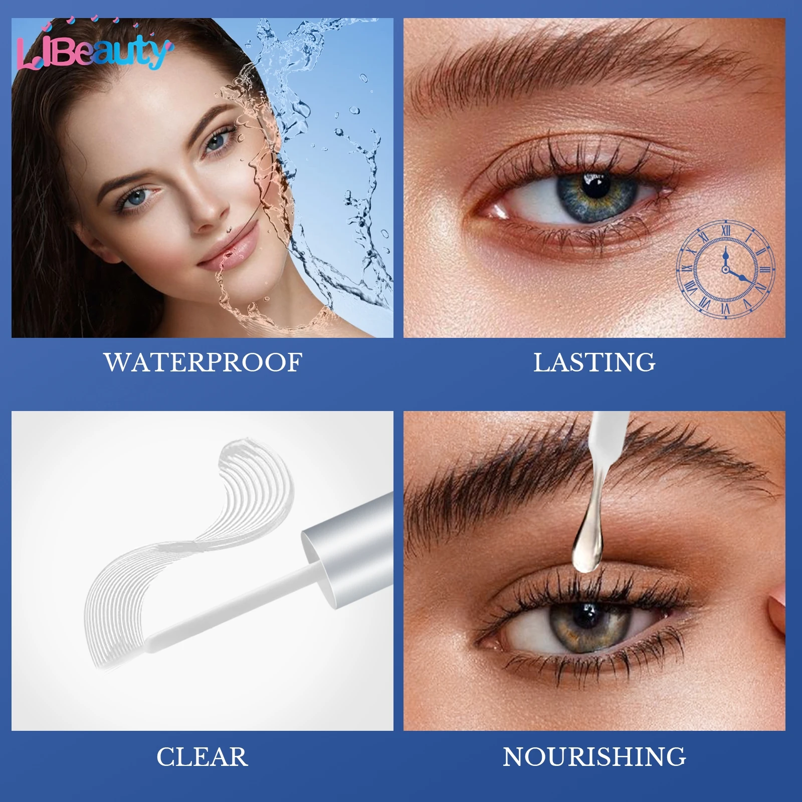 Libeauty 2 pçs 7ml forte lash lift cola lash levantamento adesivo claro cílios levantamento extensão cola super cílios ferramentas