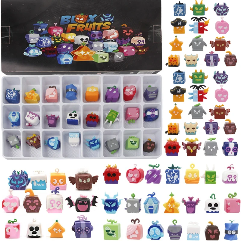 

2025 new model Blox Fruit Figures Set Toy Blox Fruit Figurine Fruit Blox Fruit Kitsune PVC Toy Figure Ornaments Decor