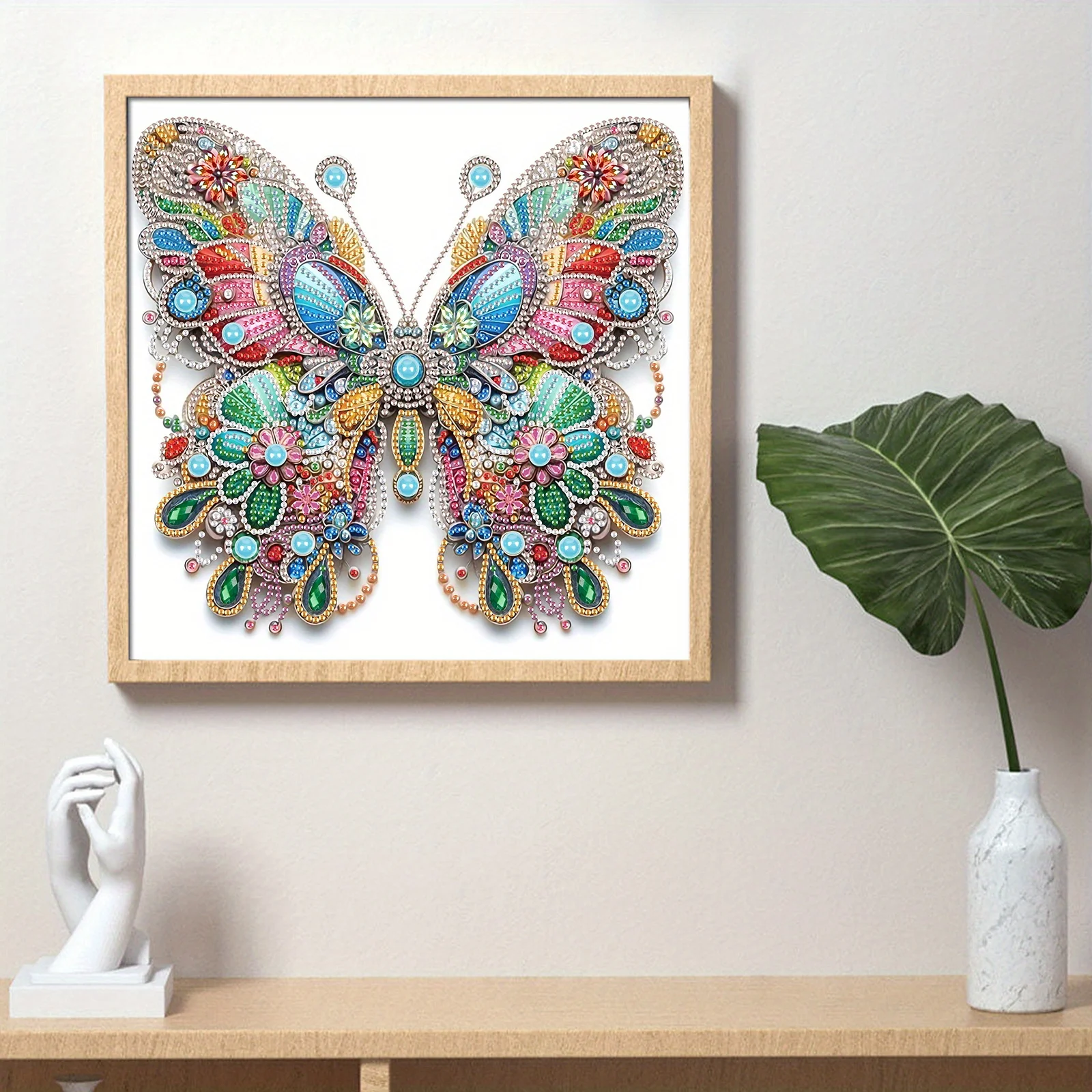 Diamond Art Painting Kits for Adults, DIY Butterfly Special Shape Diamond Art Kits, Diamond Gem Art Painting for Wall Decoration