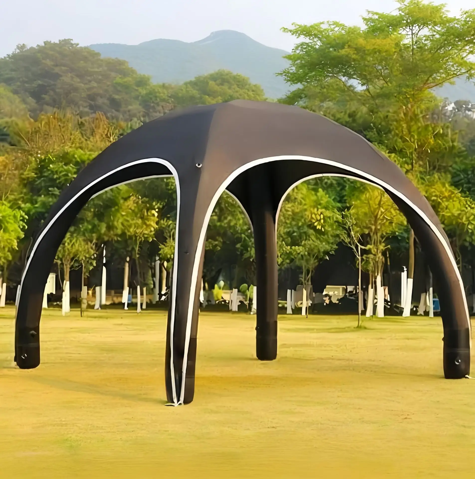 Large inflatable advertising tent customization, four-legged tent commercial activities outdoor shading booth tent wholesale