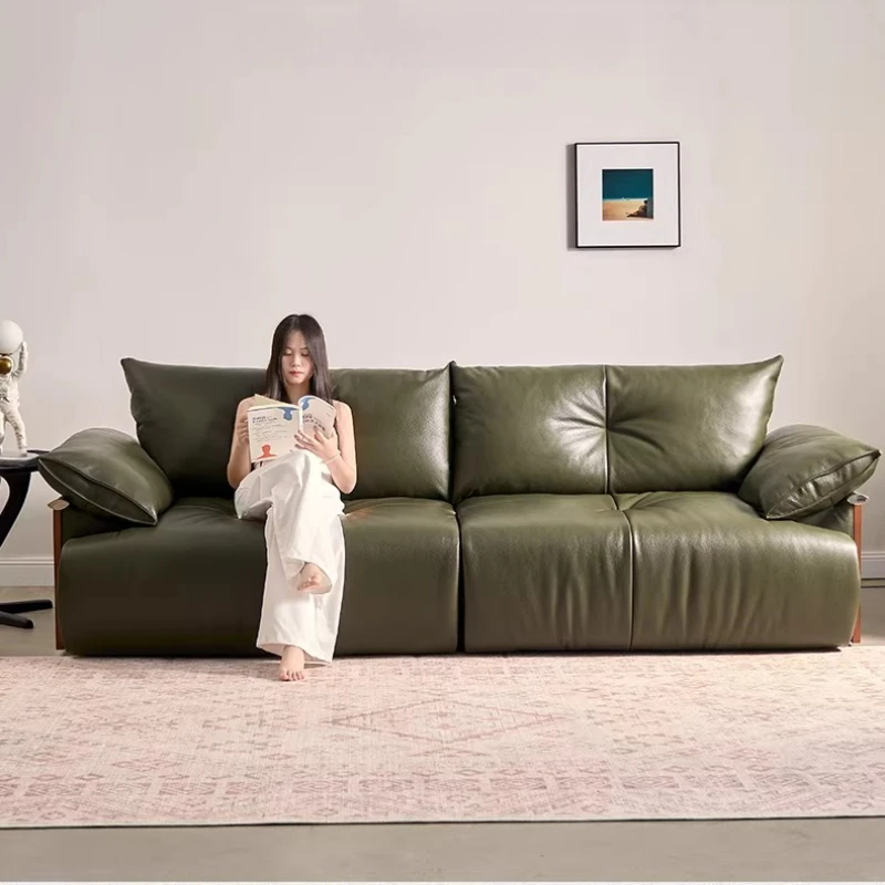 مسند الذراع Loveseat أريكة كهربائية تصميم إيطالي للاسترخاء أريكة كبيرة الحجم لغرفة المعيشة كرسي كسول Divano Moderno أثاث المنزل