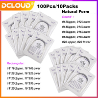 10Packs Dental Orthodontic Niti Arch Wire Super Elastic Natural Form Round/Rectangular Archwire for Ortho Braces Dentist Product