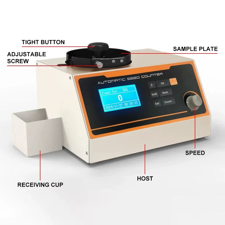 Automatic Electric Digital Seed Counter Machine with Tablet Totalizer for Accurate Seed Counting and Stock Management