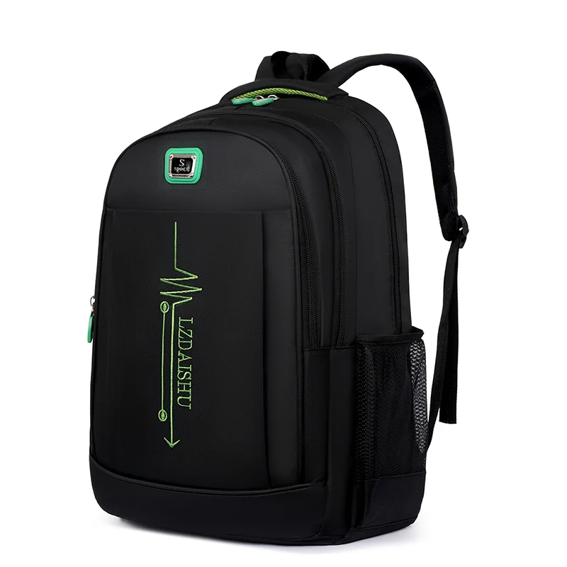 New Lightweight Business Travel Backpack for Middle School Students Men's Double Shoulder Bag Large Capacity Computer Bag