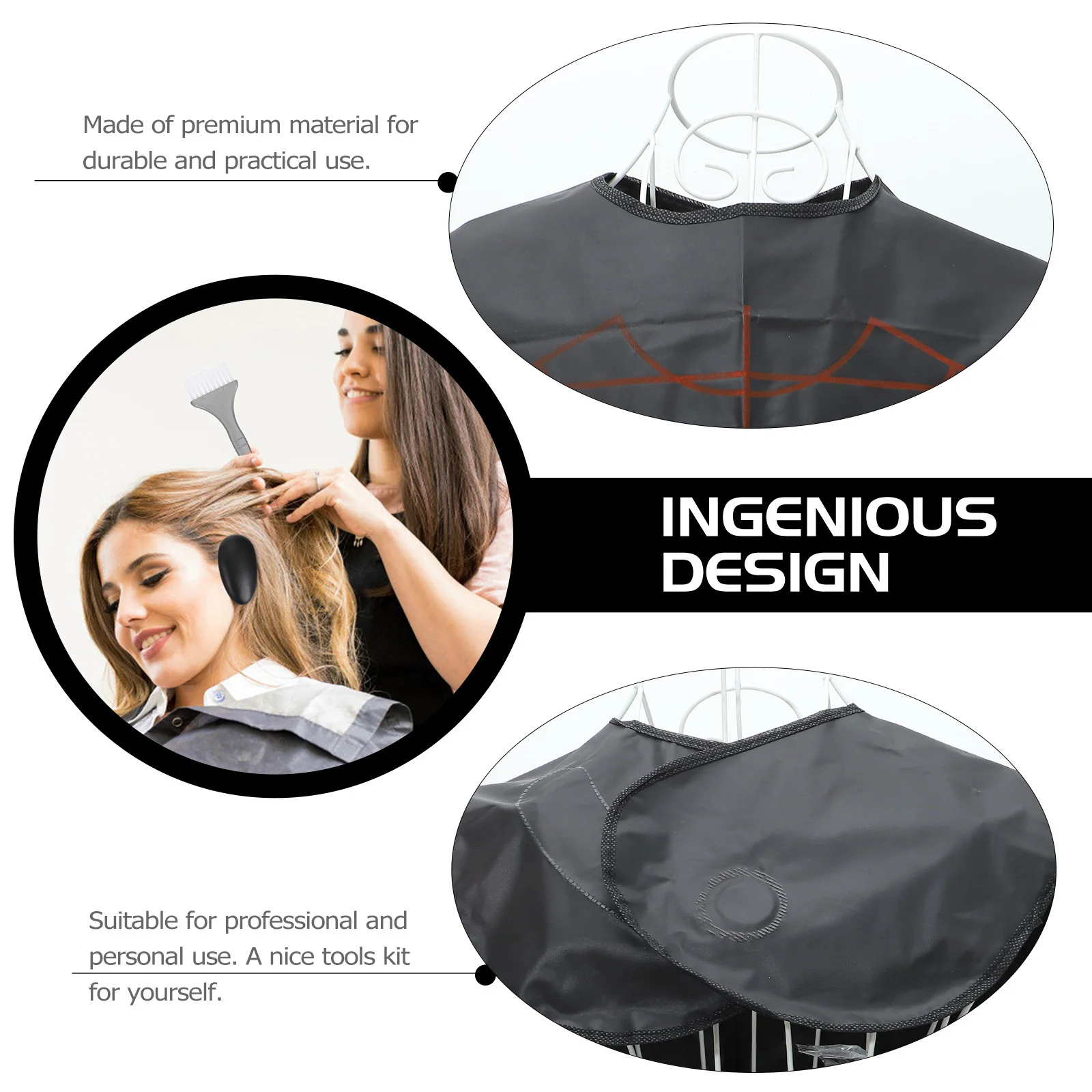 

1Set Hair Dyeing Kit Hair Coloring Tools Durable Protective Material Shielding Scalp Application DIY Home Salon