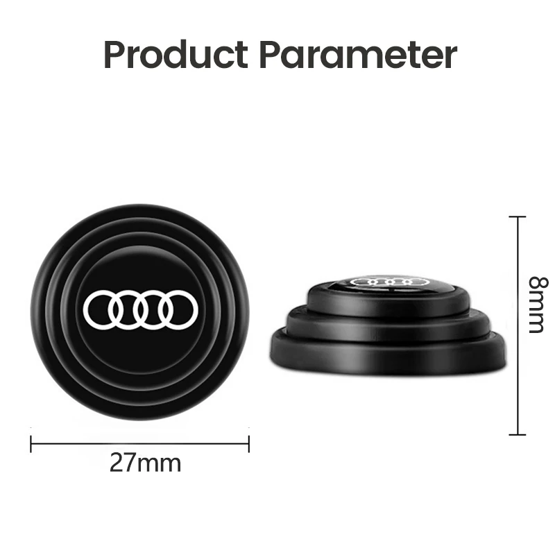 10Pcs Car Door Shock Absorber Cushion Shockproof Pad For Audi RS Sline Quattro A3 A6 Q3 B5 B6 B7 B8 B9 Q7 8P 8V 8L A5 A4 C6 C5