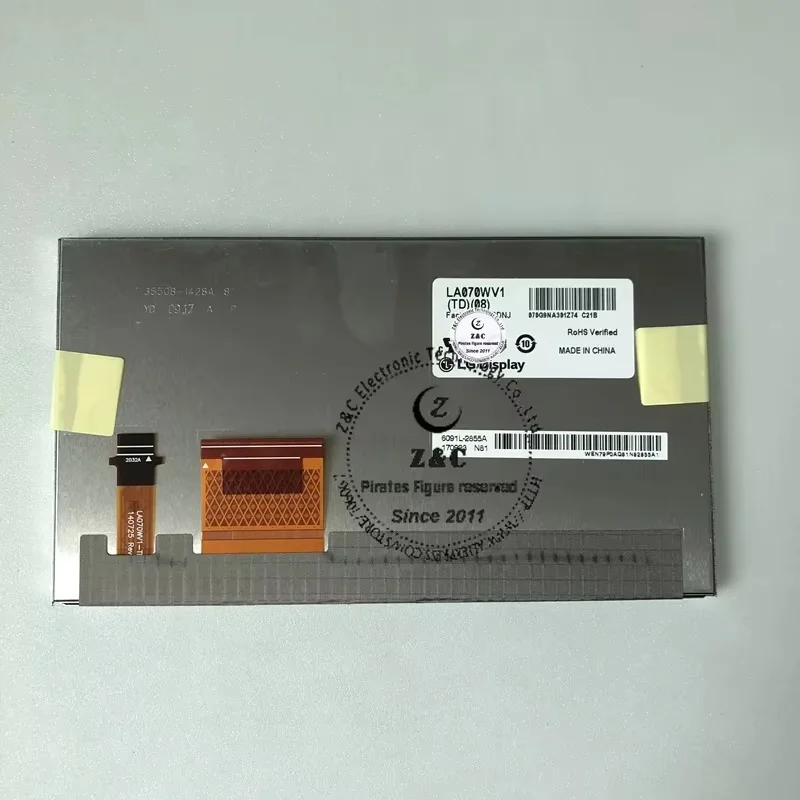 

LA070WV1-TD08/LA070WV1(TD)(08) LA070WV1TD08 Совершенно новый оригинальный 7-дюймовый ЖК-дисплей для автомобильной навигации