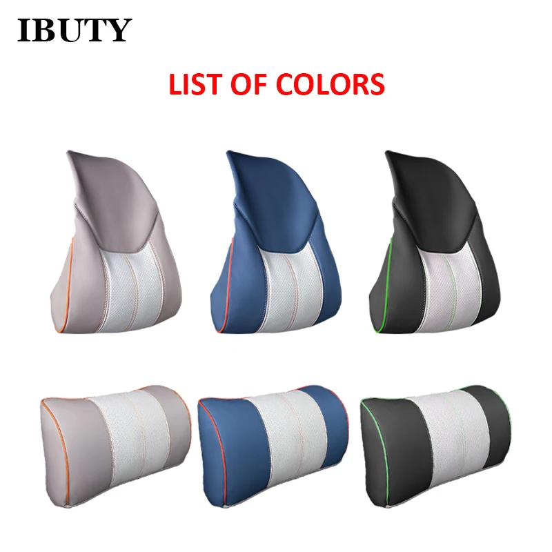 For BYD ATTO 3 2023 2024 Car Front Row Seat Headrest Waist Pillow Head Support Sports Seat Neck Protection Pillow