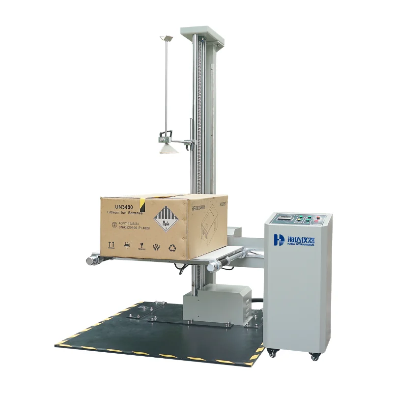 Test Digital  Double-Wing Carton Drop Testing Machine / Free Drop Test Machine/Package Carton Box Drop Impact Tester
