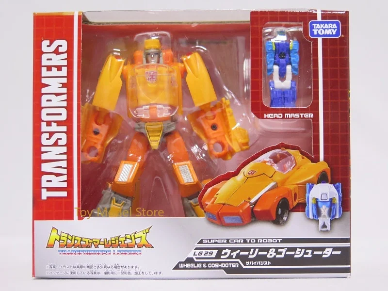 In Stock TM Transformers Japanese Version  LG-29 Wheelie&Gunsight Premium Action Figures Collectible Ornaments Popular Toy Gifts