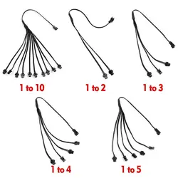 Neon Light EL Wire Driver Inverter PC USB Car Ciggrette Plug Adapter Controller EL Wire Splitter Connector Cable da 1 a 2/3/4/5/10