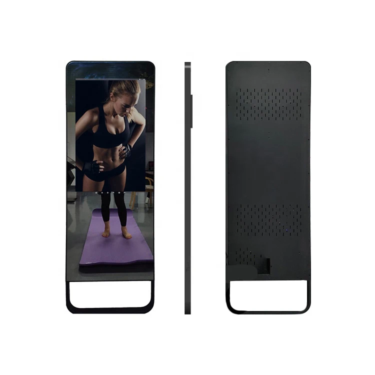 Espejo Inteligente con IA para Entrenamiento, Pantalla LED LCD de Cuerpo Entero para Gimnasio