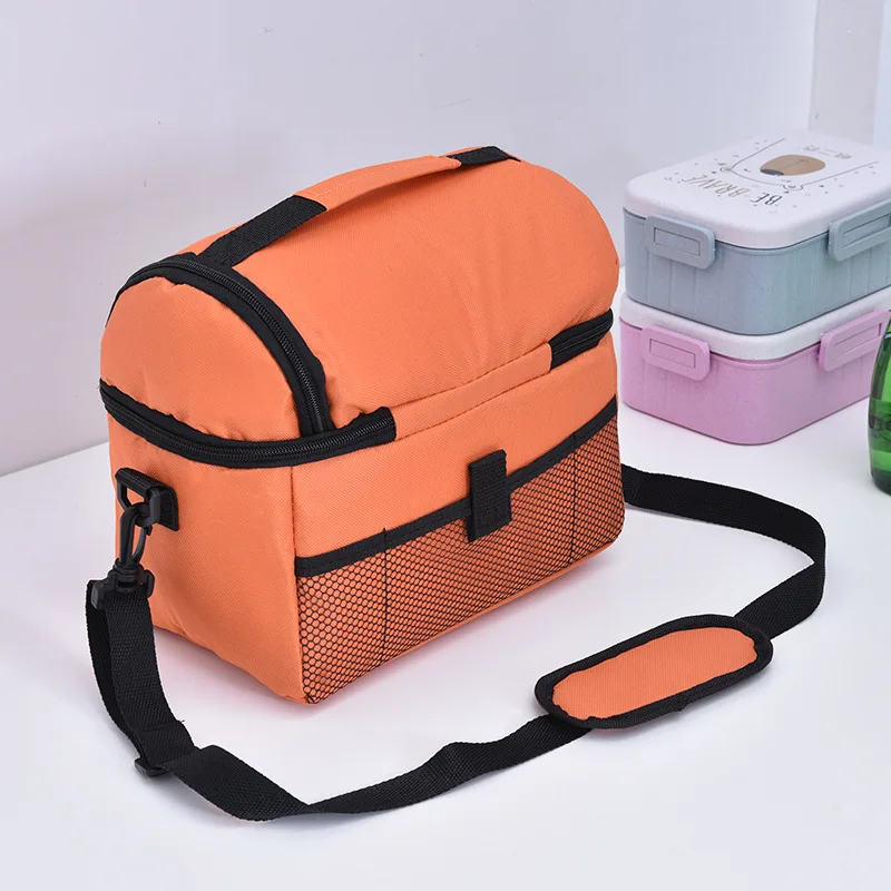 Borsa per il pranzo borsa termica isolata riutilizzabile donna uomo multifunzionale 10L Cooler e Warm Keeping Lunch Box impermeabile a tenuta stagna