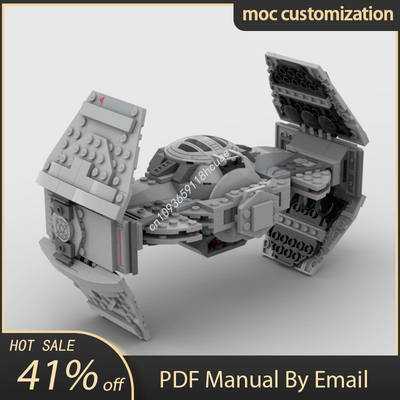 

378 шт. Moc-75082 Star Battle TIE расширенная модель прототипа строительные блоки кирпичи Diy творческая сборка развивающие игрушки подарок для детей