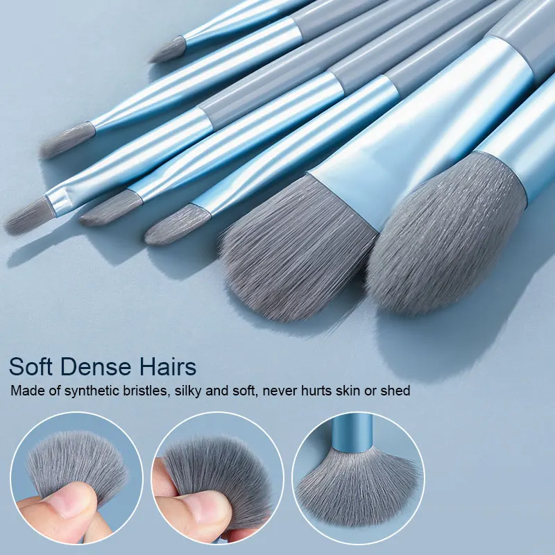8-teiliges Make-up-Pinsel-Set, Concealer, Rouge, Puder, Lidschatten, Textmarker, Foundation-Pinsel, kosmetische Schönheitswerkzeuge für das Gesicht