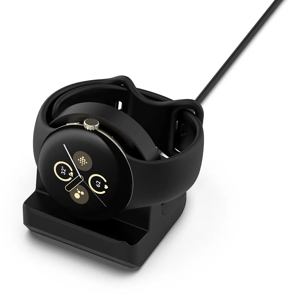 Für Google Pixel Watch 2, Silikon-Ladeständer, tragbare, rutschfeste Ladestation, Desktop-Ladekabelhalter, Uhrenzubehör