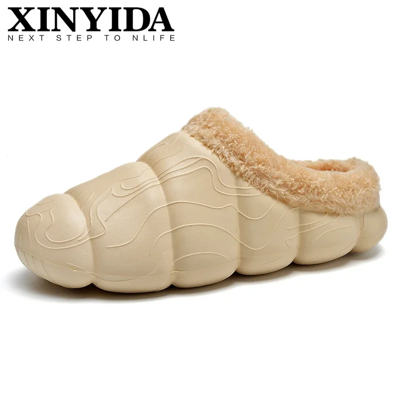 New Arrivals Unisex Caterpillar Ye Slides Slip On Warmth Cotton Slippers Lightweight Cotton Shoes For Men Women Plus Size 35-46