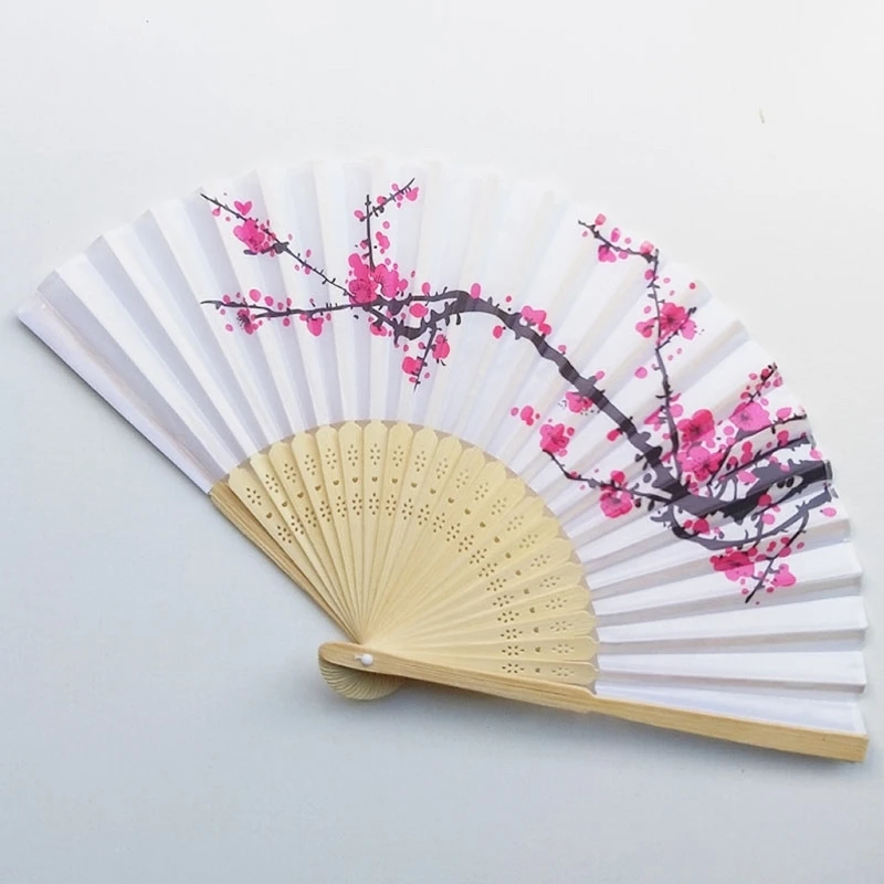 Folding Hand Fan for Women Foldable Chinese Japanese Vintage Bamboo Dance Fans