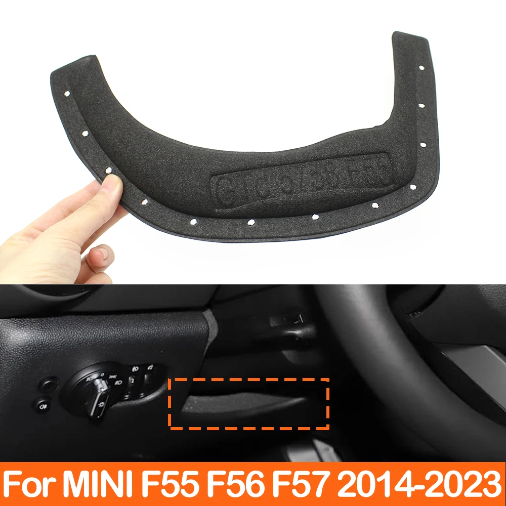 

Руль автомобиля под нижней крышкой, губчатая задняя панель, замена для BMW Mini F55 F56 F57 2014-2023 51459384650,51459262421