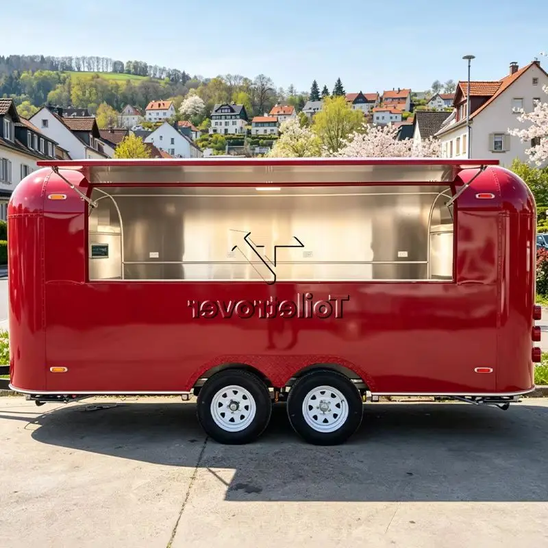 

Usa Most Popular Ice Cream Air Conditioned Food Truck Outdoor Street Mobile Food Trailer Commercial Food Truck Trailer for USA