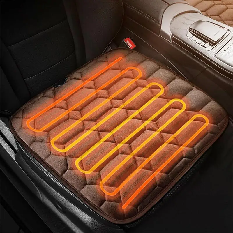 Car Seat Heater USB Charging 5V Seat Heater Soft Quick Heating Seat Cushion For Vehicles Safe Seat Cushion For Lovers Friends