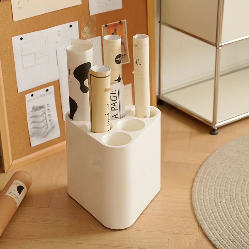 

Nordic home umbrella stand umbrella storage bucket creative ins Internet celebrity coffee shop home decoration storage rack