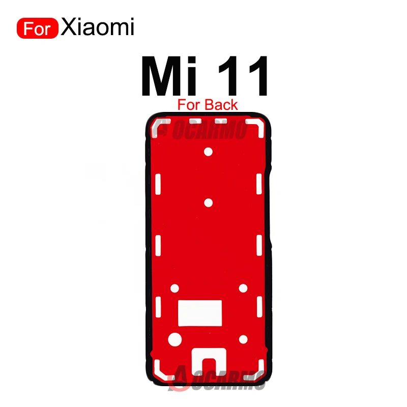 Aocarmo For Xiaomi 11 Pro Ultra 11u Mi 11T Pro Front LCD Back Adhesive Rear Glass Cover Adhesive Camera Lens Sticker Glue