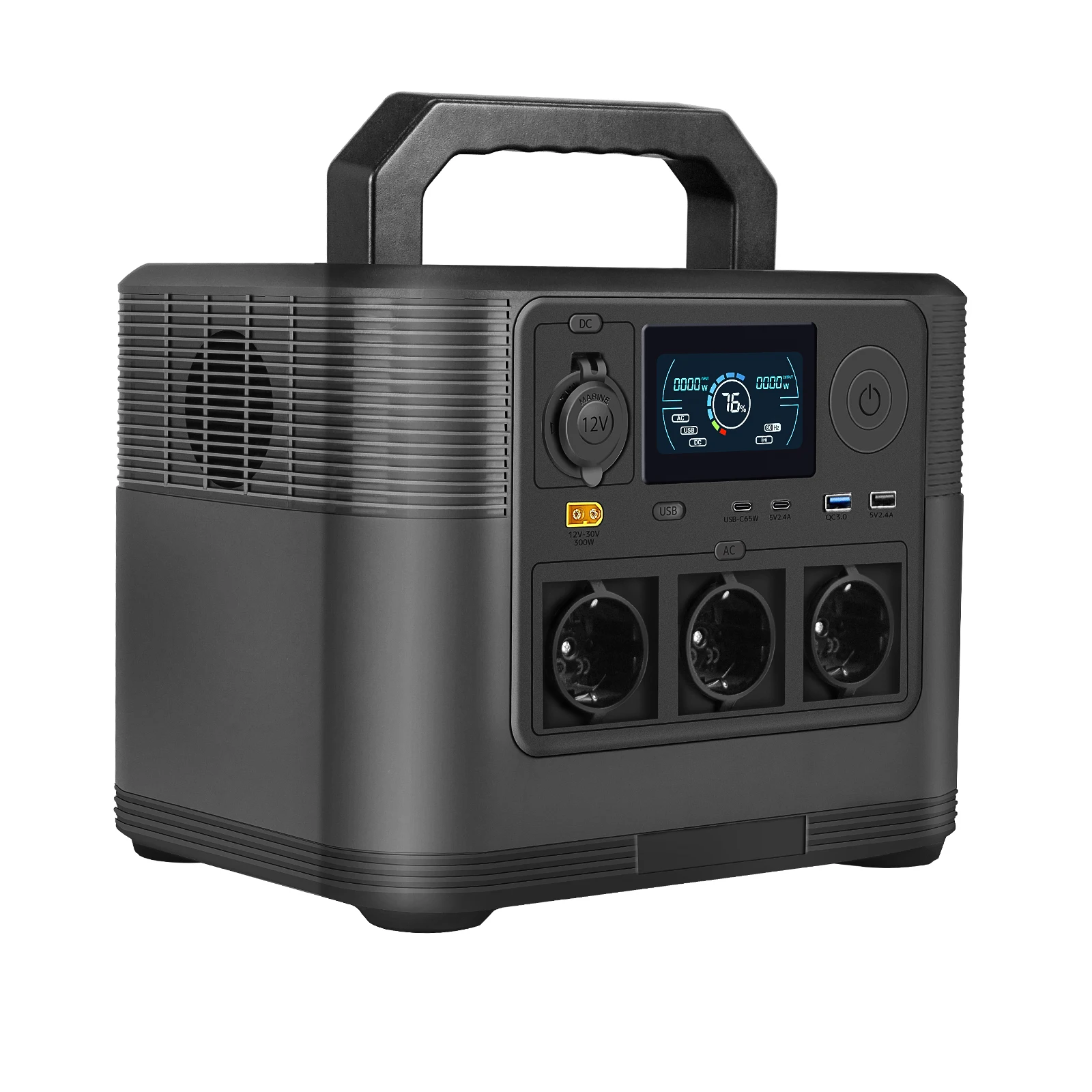 Portable Generator Station 1200w 1008WH Supply Lithium Camping 110-240V Solar Panel Power Bank