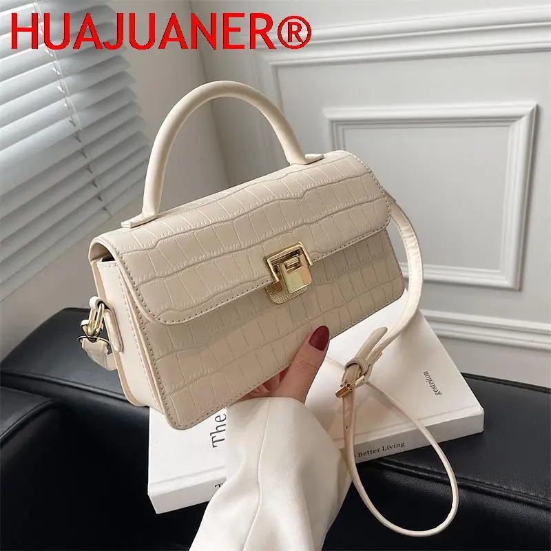 Stone Pattern Small Crossbody Bag 2023 Summer Trendy Women's Designer Handbag Totes Luxury Shoulder Side Bags Short Handle