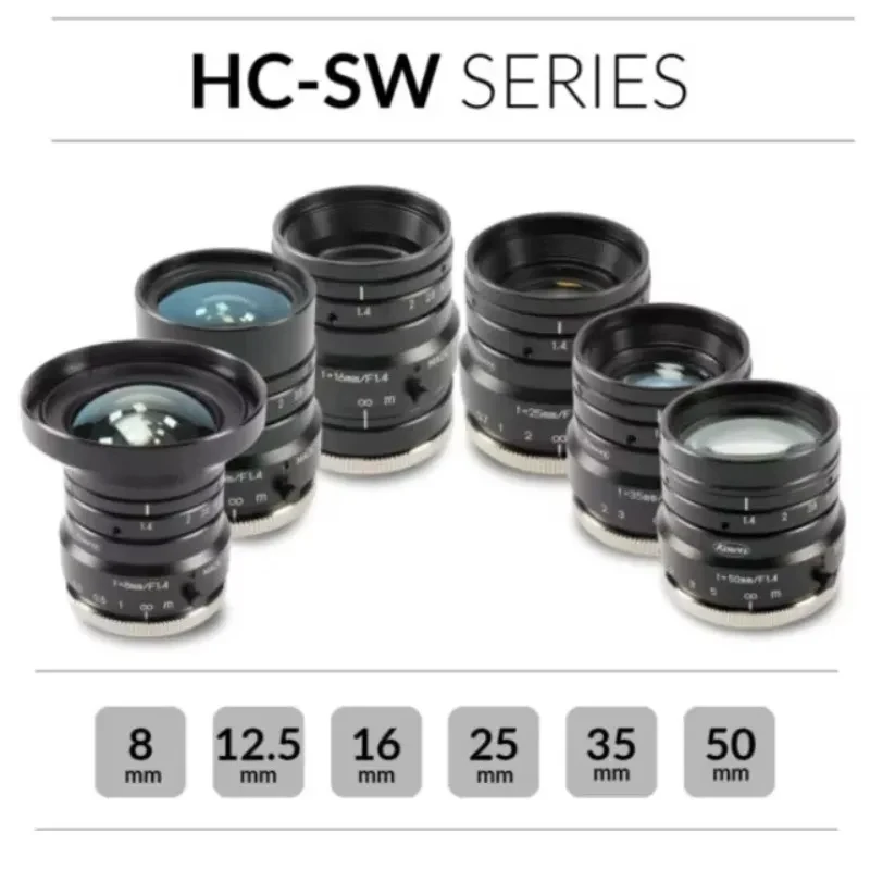 2026 KOWA LM16HC-SW C-mount High Fesolution Low Distortion IP Security 360 Multi-Angle Industrial FA Lens