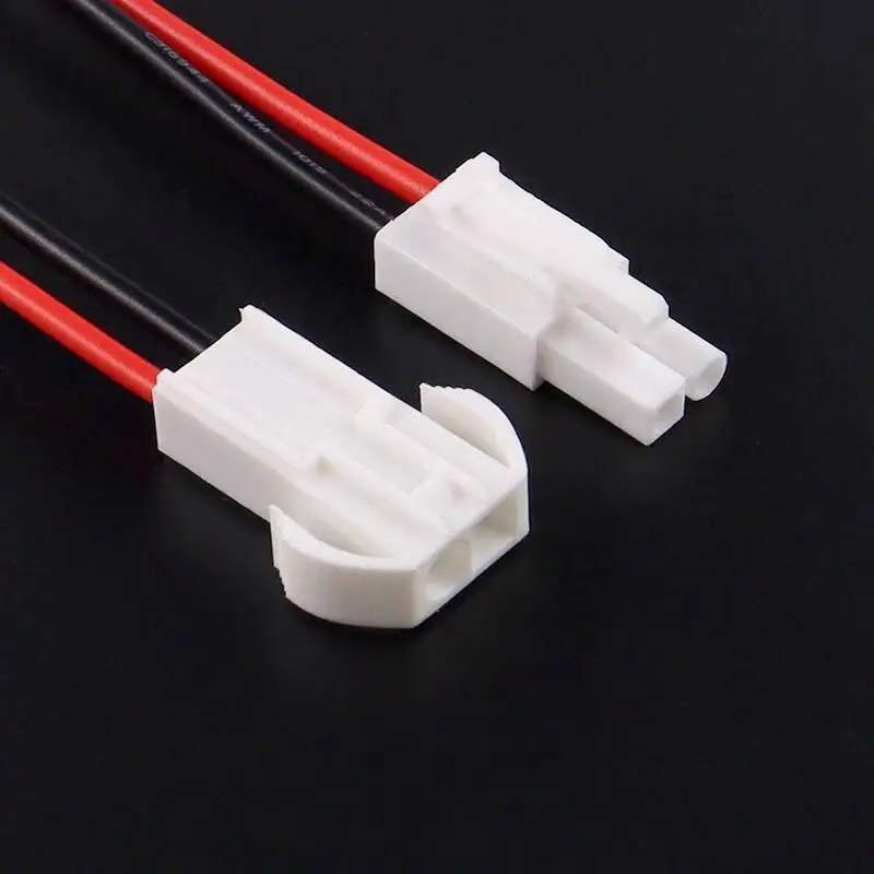 2~5 Stück El Tamiya Anschlussstecker Kabel 2P Air Pitch 4,5 mm Modellflugzeug Antriebsausgang Stromversorgung – Detail 3