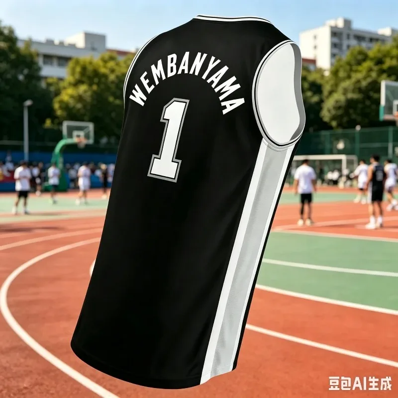 2026 Victor Wemban #1 Basketball Shirt Men's Special Quick-drying Breathable Parent-child Outfit Basketball Fan Tank Top
