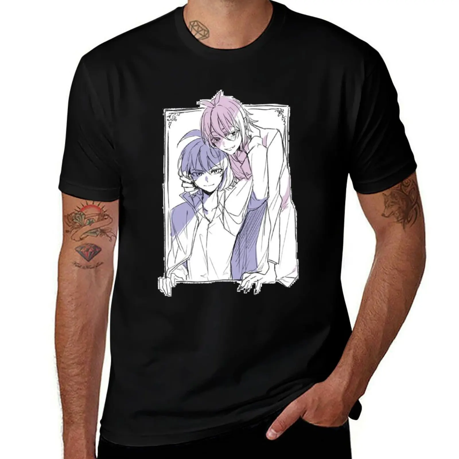 Iruma and Asmodeus T-Shirt anime shirt Aesthetic clothing luxury designer sweat Men's t-shirts