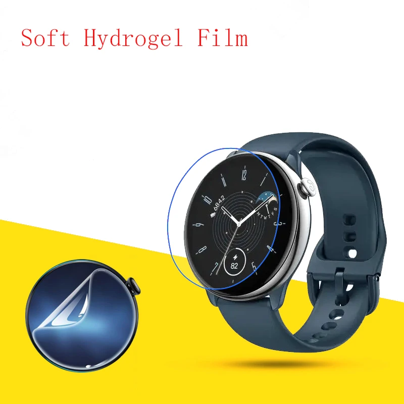 투명 HD 보호대 보호 가드 스마트 워치, 부드러운 하이드로겔 필름, Amazfit GTR MINI 42MM A2174, 10 개