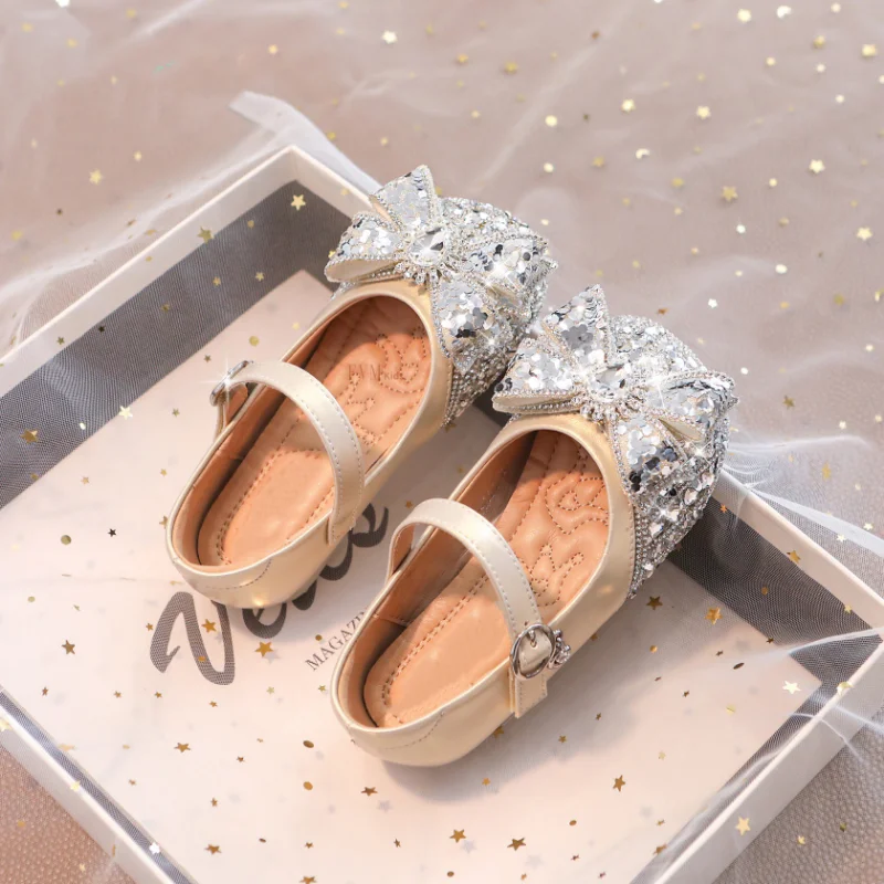 

Kids'Casual Shoes ​Cartoon Sequin Beach EVA Summer Shoes For Girls Velcro Anti-slip Soft Bottom Purple Pink Shoes Size 24-34