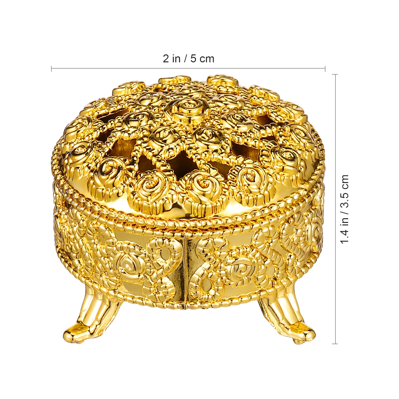 

10pcs Rose Gift Pp Material Round Candy Boxes For Wedding Party Kids Birthday Gold Gift Boxes For Chocolate Jewelry