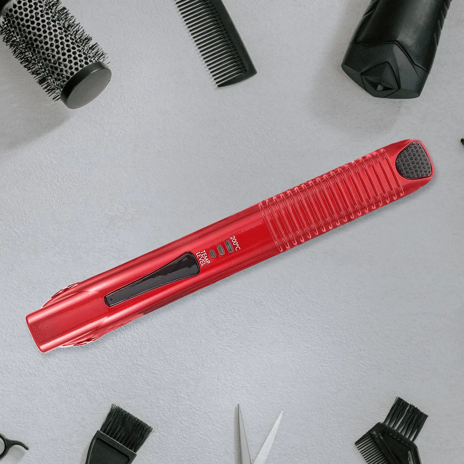 Cordless Rechargeable Hair Straightener Curler 3 Temperature Modes Compact Lightweight Travel Hair Styling Tool for Women Men