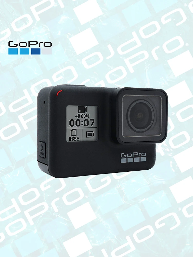 GoPro Hero 7 Black Original Special Bundle Action Camera Go Pro Hero7 Sport 12MP Photo Live Streaming Cam 4K 60fps 1080P 240fps