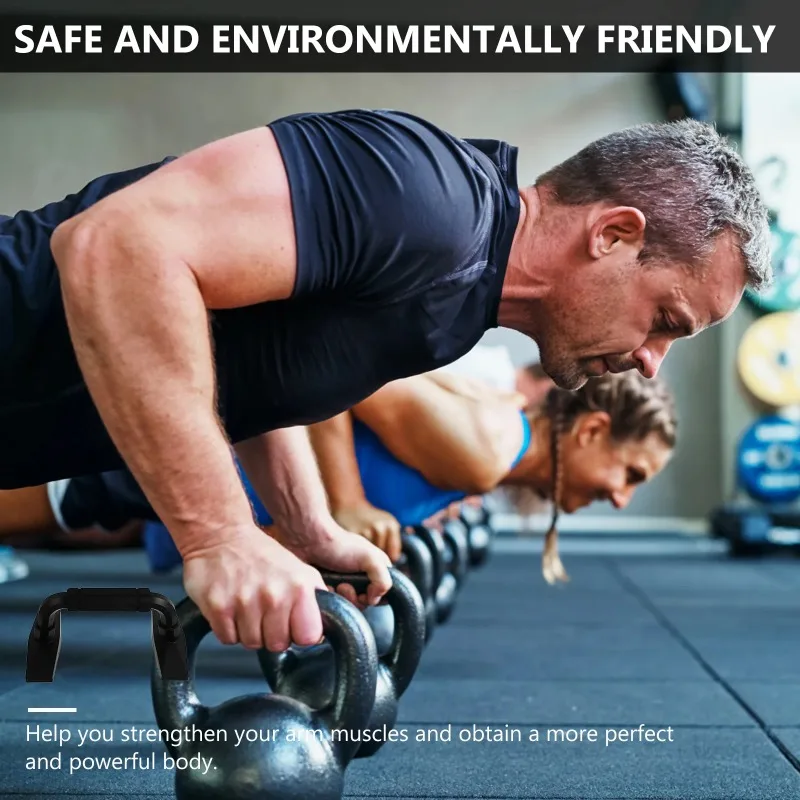 2Pcs Push-Up Stands Durable Arm Strength Training Fitness Equipment Practical Indoor Home Exercise Push-Up Bars Grip Hand