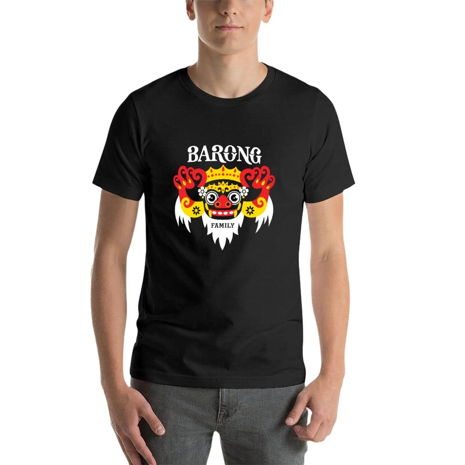 New Barong family digital art style T-Shirt t-shirts man plus size t shirts mens graphic t-shirts big and tall