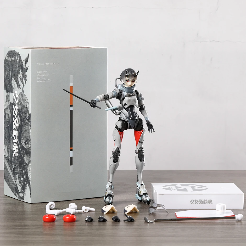 SHOJO-HATSUDOKI MOTORED CYBORG RUNNER SSX 155 MANDARIN SURF Action Figure Desk Decor Toy Doll