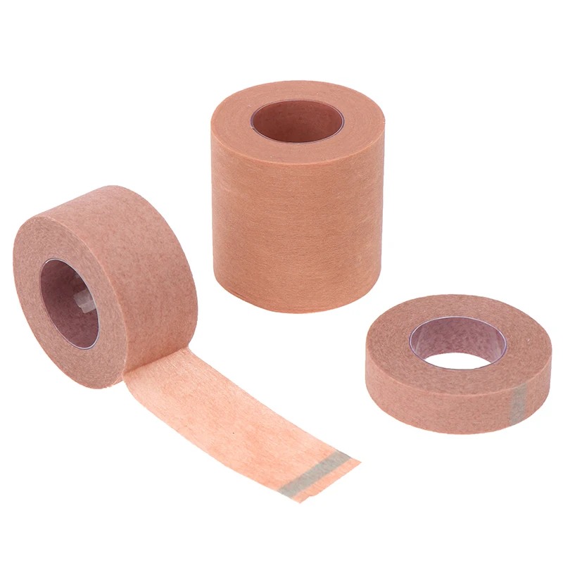 Breathable Non-woven Fabric Wrap Tapes Paper Tape Eyelash Extensions Sport Tape Binding Physio Muscle Elastic Bandage Skin Color