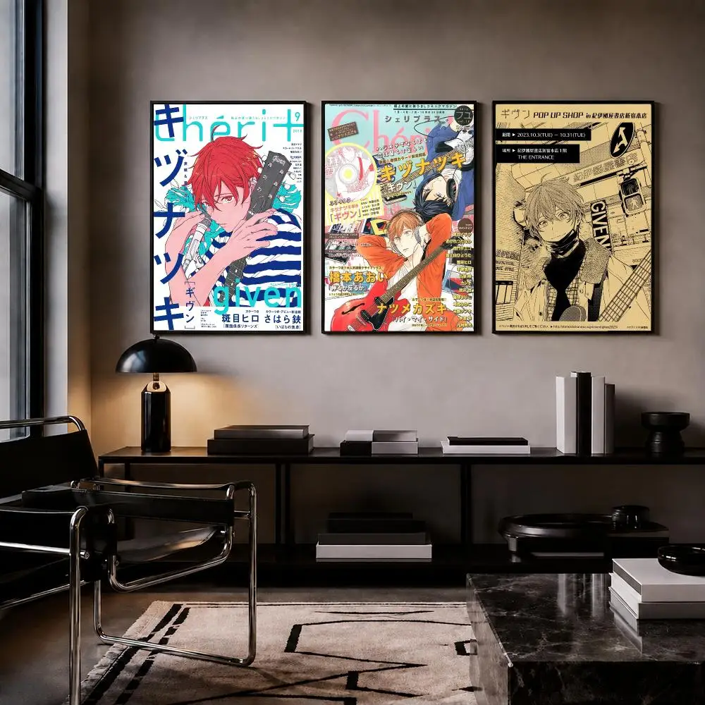 Anime G-given Poster Trendy HD PP Paper Waterproof Wall Art Print for Bedroom Living Room Decor