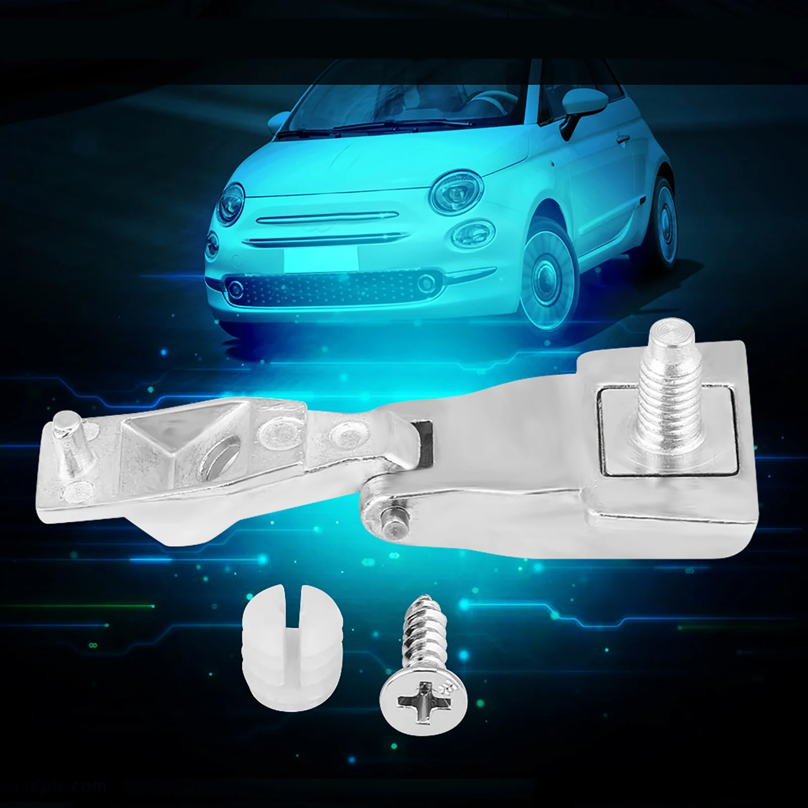 51939041 519645 Chrome Metal Auto Outer Door Handle Hinge Repair Tool Kit OS Or NS for Fiat 500 Fix Loose Sagging Door Handle