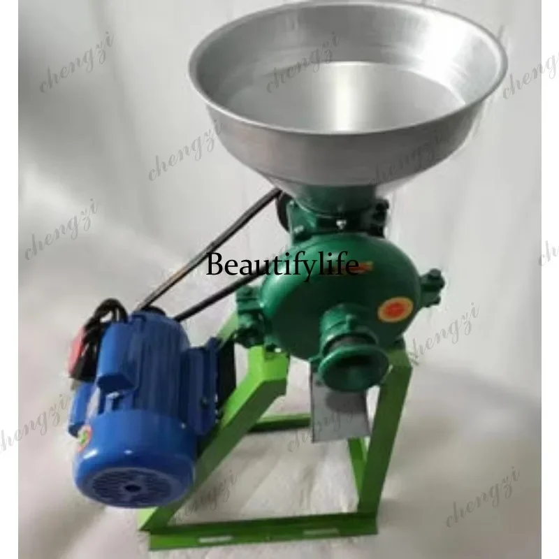 

f182 Corn dry and wet dual-purpose grinder mill grinding feed household small grain grinder