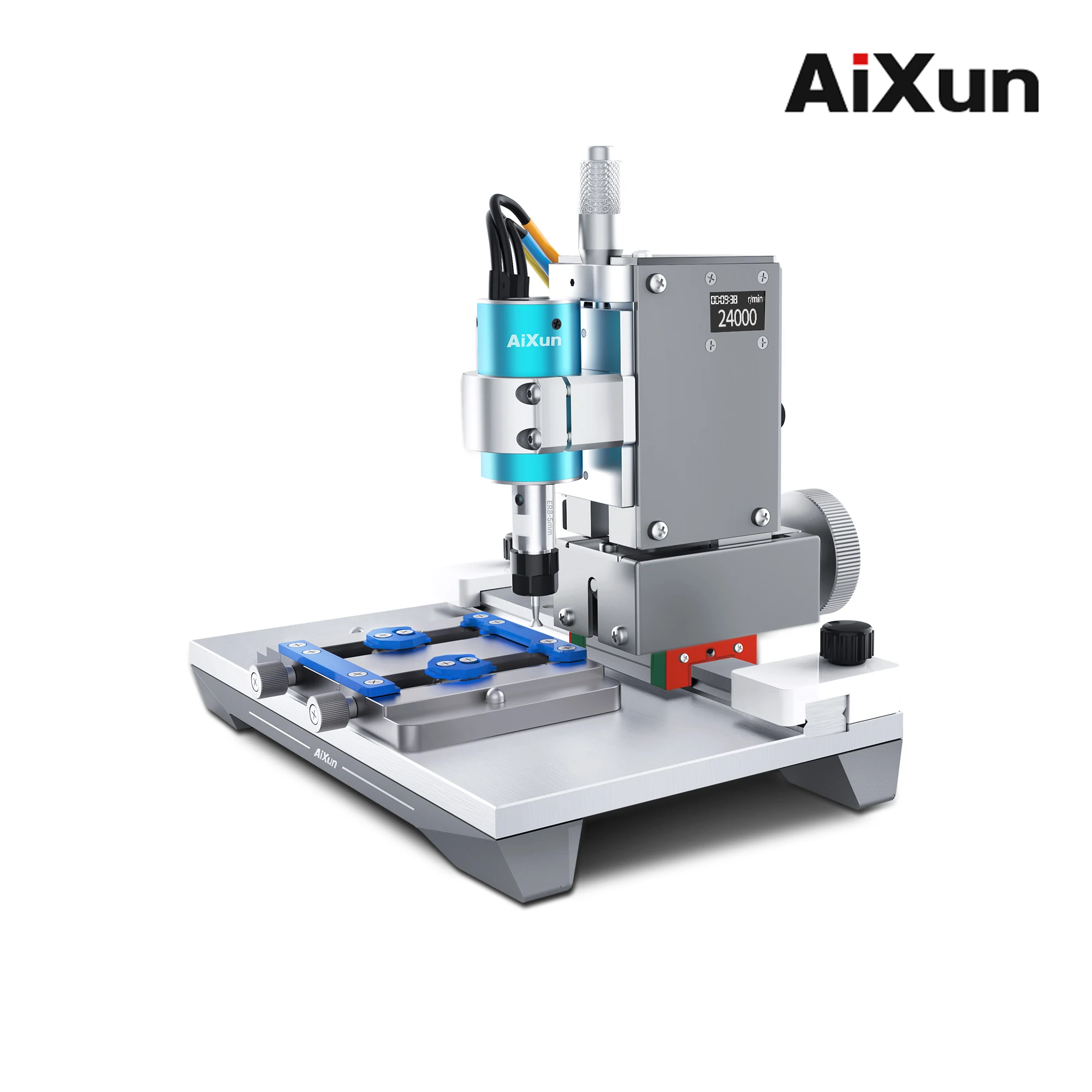 AIXUN Chip Grind Specialist Designed For Touch IC Nand CPU Motherboard Chip Grinding CNC ER8 Chuck Adjustable Speed Regulation