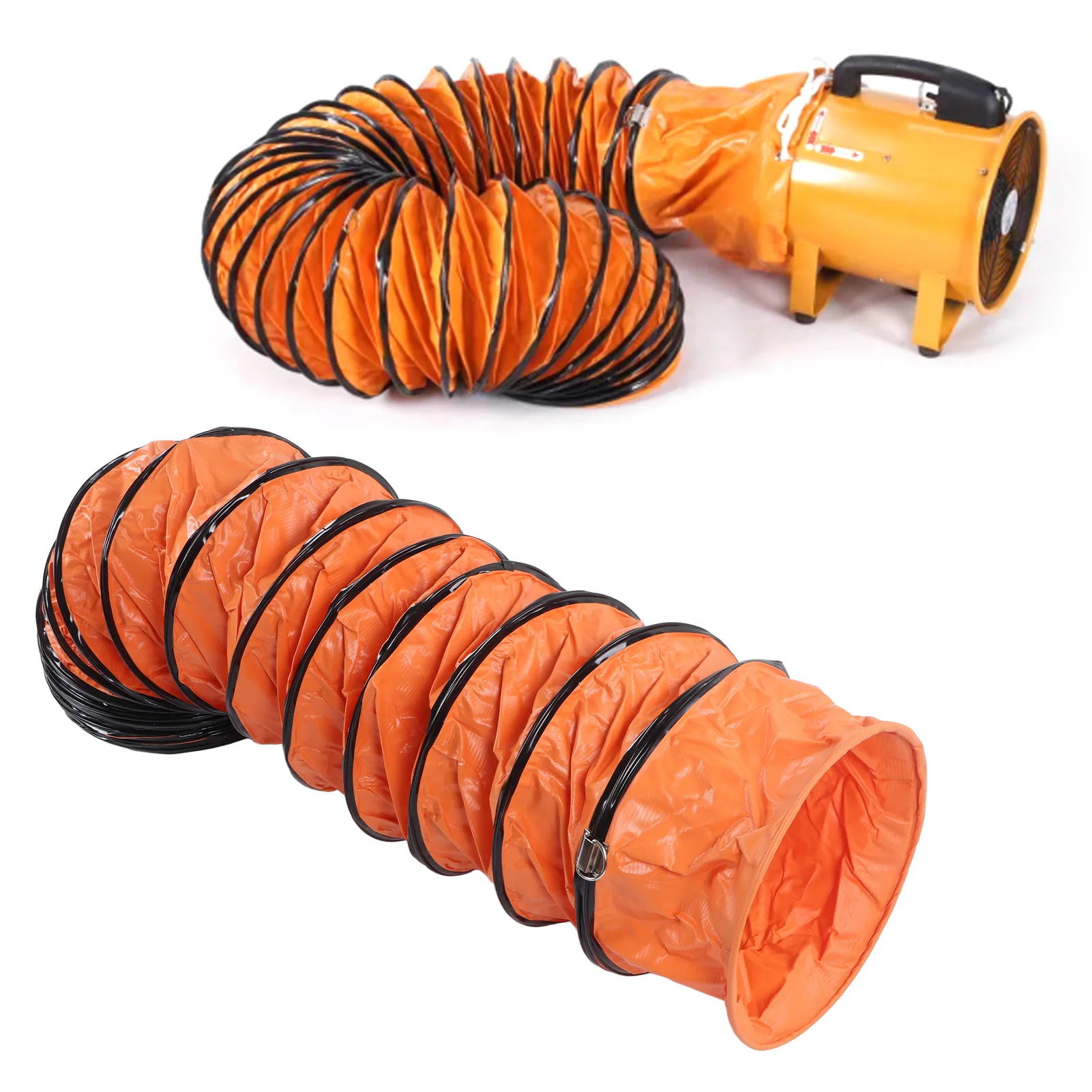 Vent Flexible Duct Hose Ventilation Duct Hose for Fan Radiator Ventilator Accessory Adjustable Ventilation Duct Hose with Clamp