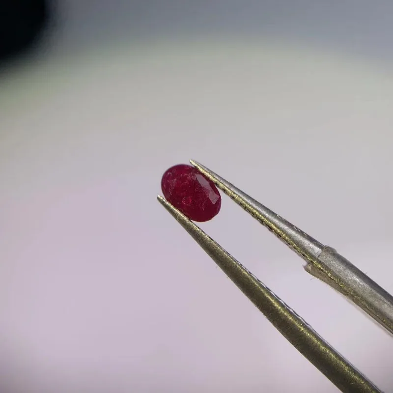4x6mm Natural Artifical and Natural Ruby for Fine Jewelry DIY for Earring and Ring and Pendant